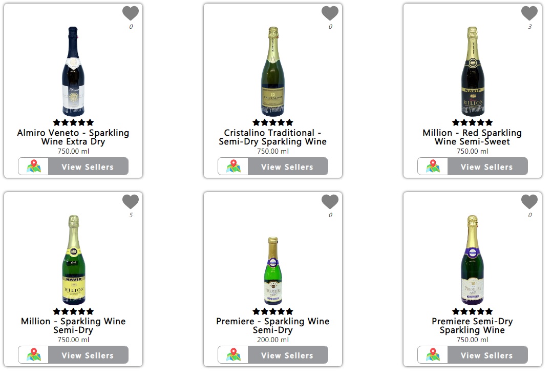 Sparkling Wine from the Food Index